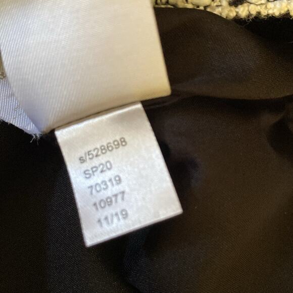 Ann Taylor Black Tweed Button Pocket Skirt Size 8 - Picture 14 of 14